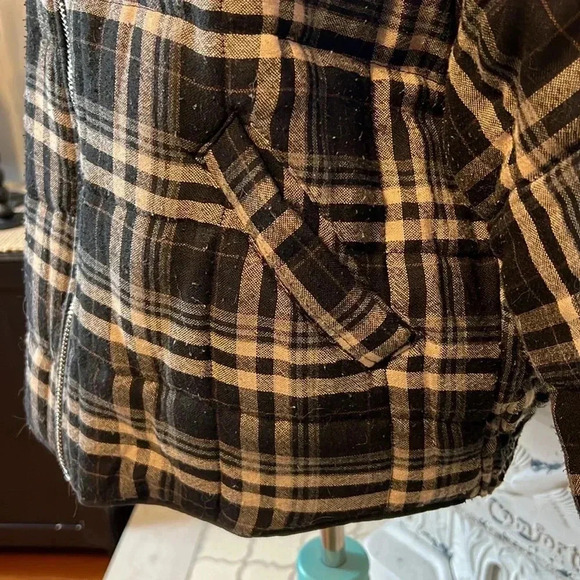 Promesa | Black & Cream Plaid Jacket - Picture 4 of 9